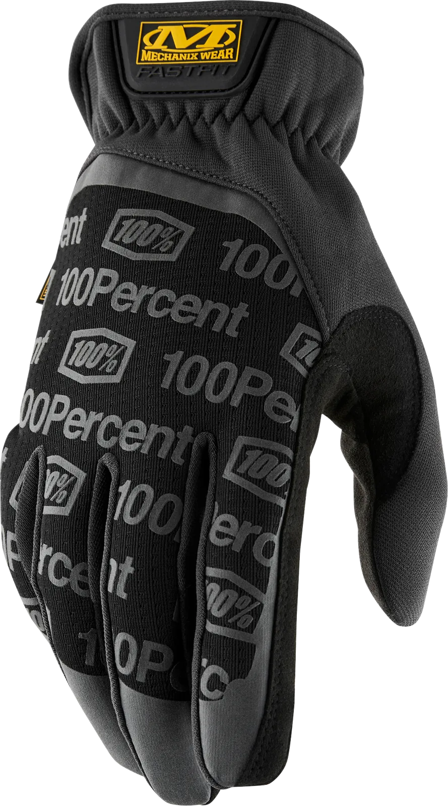 100% Fastfit Gloves - Black - Large 100-MFF-05-010