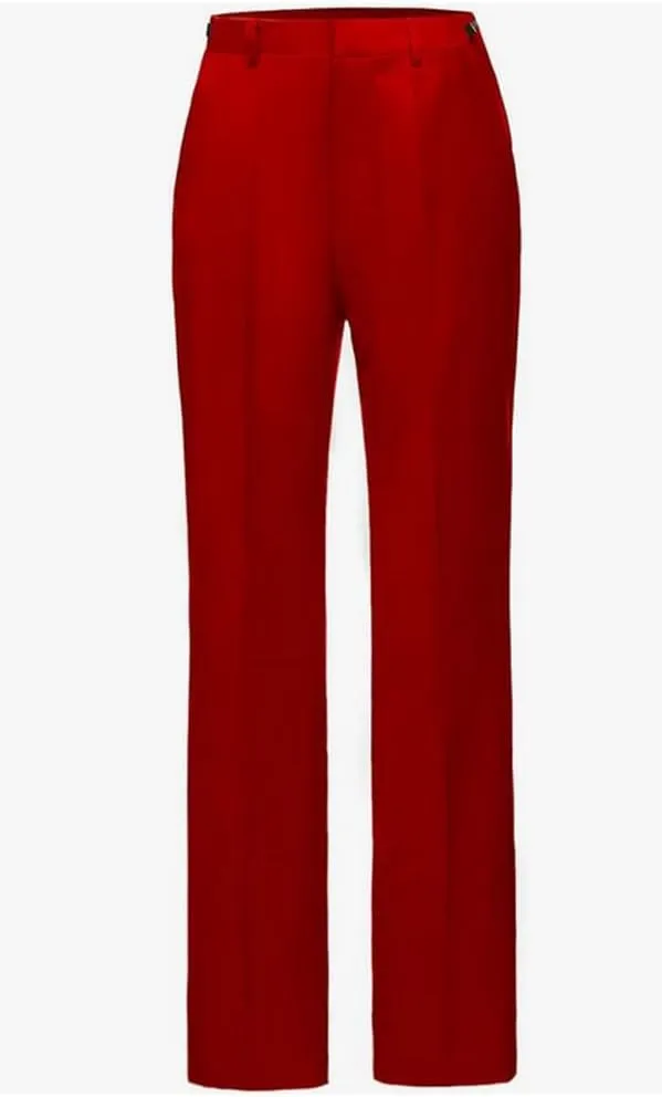 2 PC Double Breasted Pants Suit for Women Notch Lapel Office Lady Suit for Work Business Suit Prom Suit
