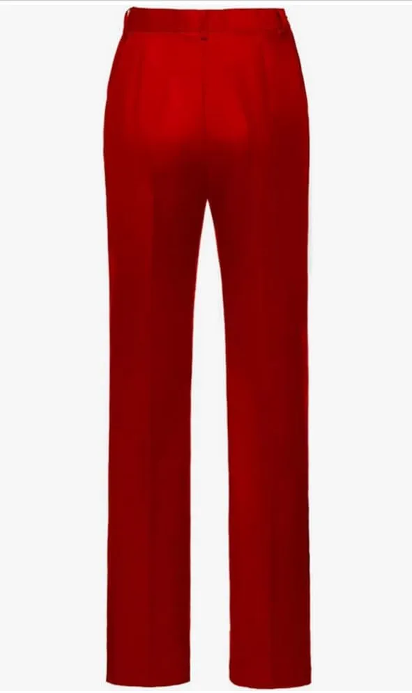 2 PC Double Breasted Pants Suit for Women Notch Lapel Office Lady Suit for Work Business Suit Prom Suit