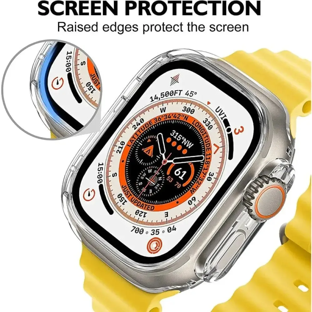360 Waterproof Slim Plating Screen Protective Cover for Apple Watch Series 8