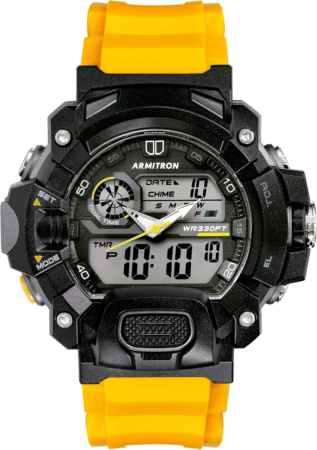 Armitron Sport Men's Analog-Digital Chronograph Resin Strap Watch, 20/5477