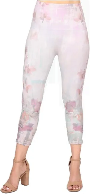 Beautiful Summer Sublimation Printed Capri Leggings