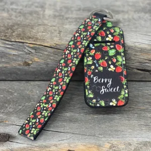 Berry Sweet Chapstick Keychain Holder
