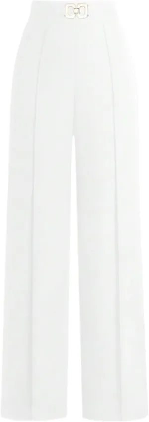 Business Work Elegant High Waist Suit Professional Elastic Waist Casual Slim Fit Pants for Womens