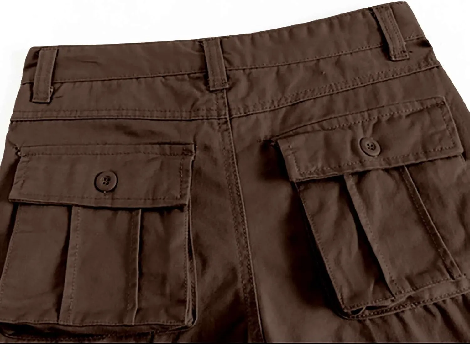 Cargo Pants for Men Outdoor Hiking Pants Plus Size Loose Fit Cargo Work Pants Tactical Workout Pants with 8 Pockets