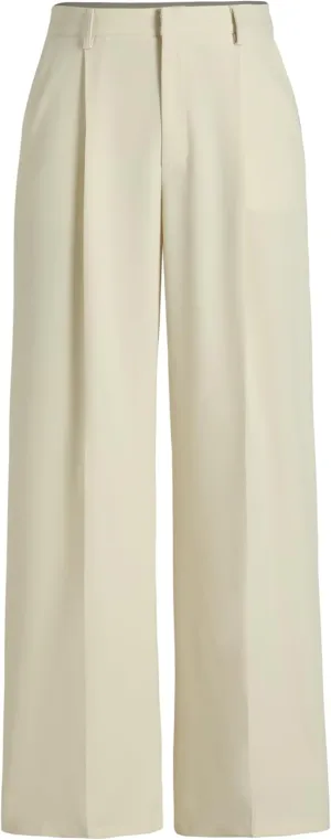CIDER High Waist Pleated Wide Leg Pants