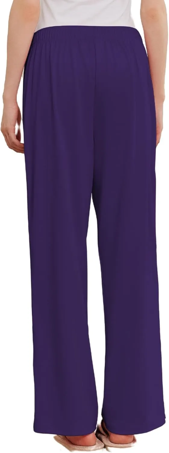 Deyeek Women's Tear Away Pants Side Split Snap Open Bottom Sweatpants Leg Breakaway Post Surgery Pants with Pockets