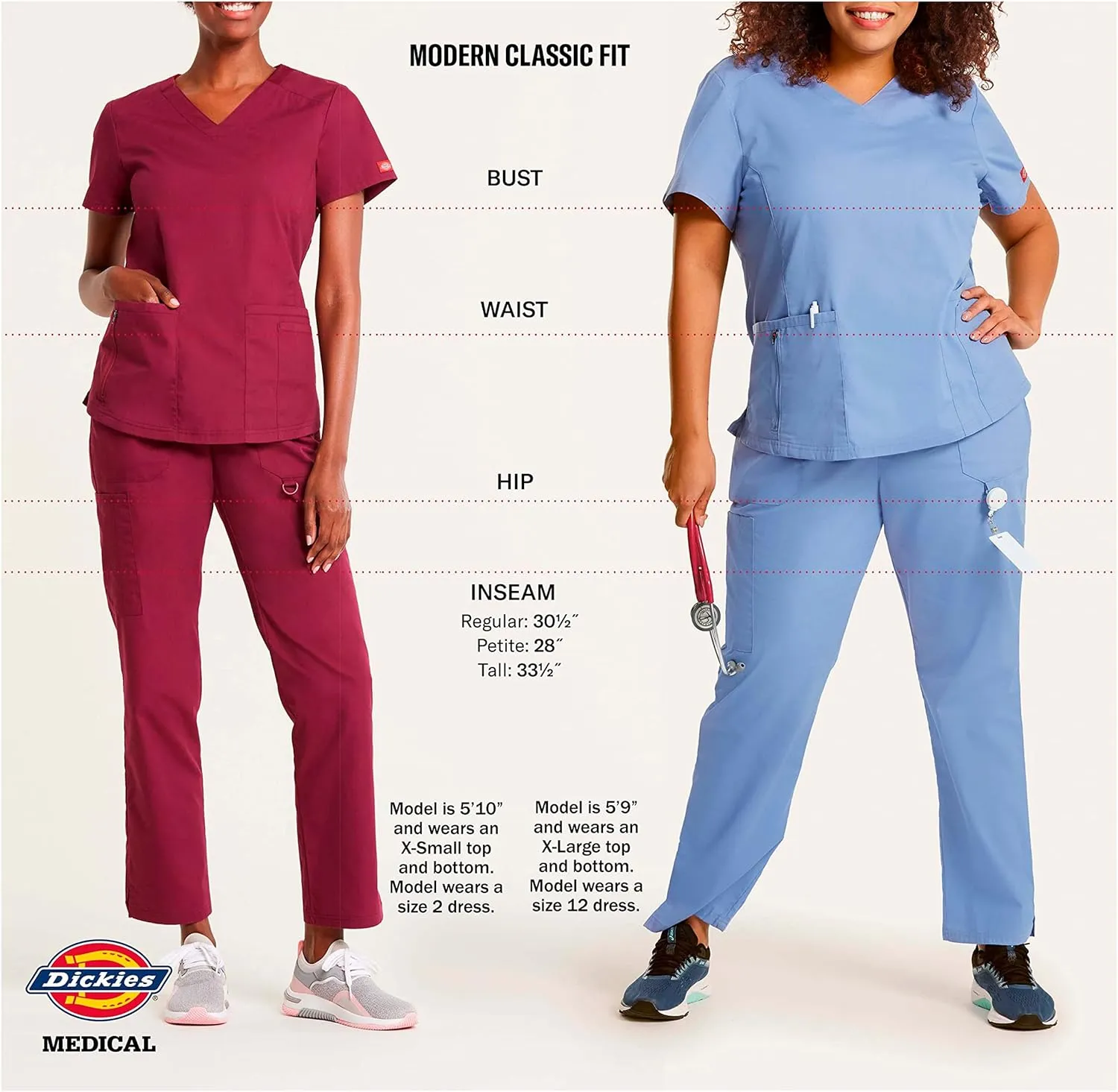 Dickies EDS Signature Scrubs for Women, Drawstring Cargo Pants 86206