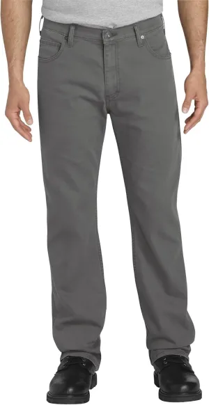 Dickies mens Tough Max Duck 5-pocket Pants, Stonewashed Slate, 38W x 32L US