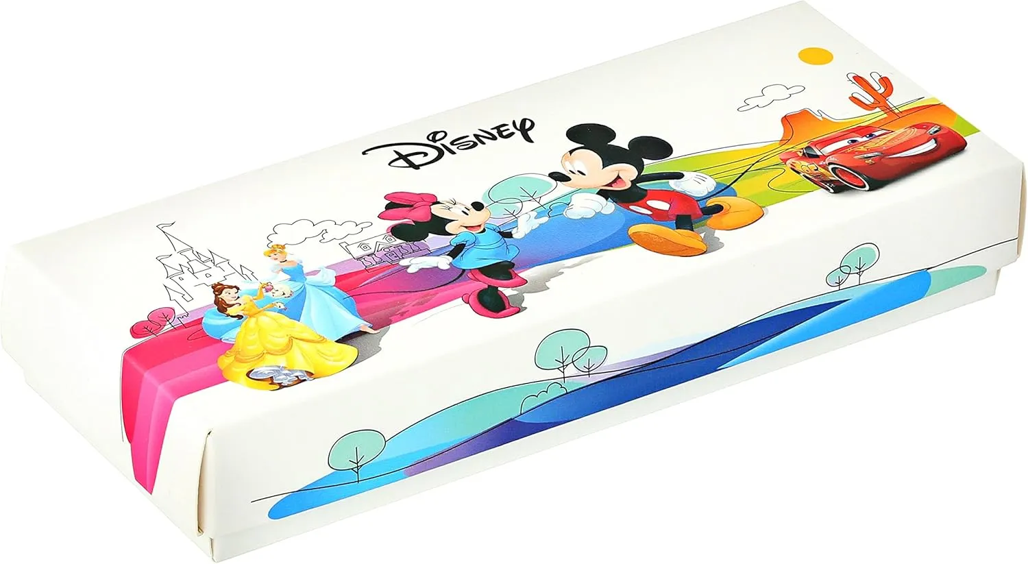 Disney Kids' Plastic Time Teacher Analog Quartz Silicone Strap Watch