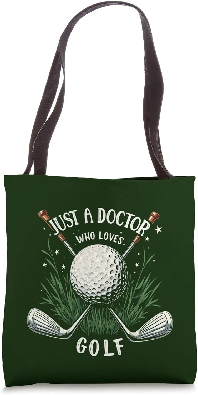 Doctor And Golf Lover - Funny Golfer Medical Professional Tote Bag