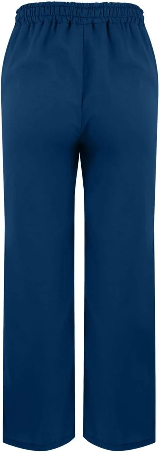 Drawstring Womens Linen Pants with Pockets Cotton Linen Palazzo Trousers for Women Ladies Wide Leg Beach Loose Pants