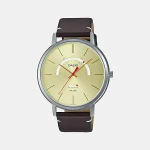 Enticer Men's Analog Leather Watch A1879 - MTP-B105L-9AVDF