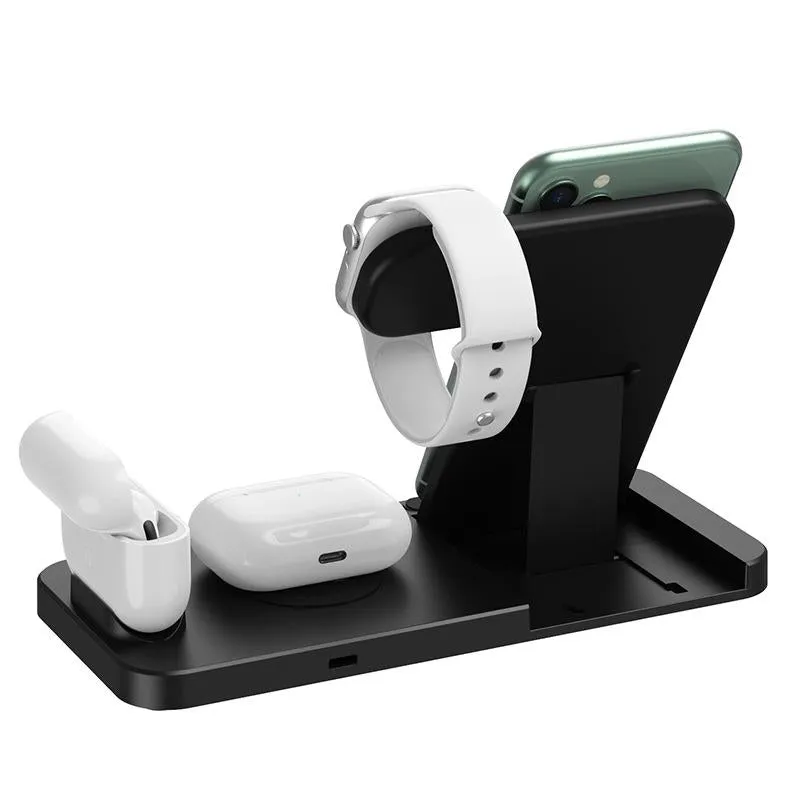 Foldable 4 In 1 Wireless Charger For Mobile Devices