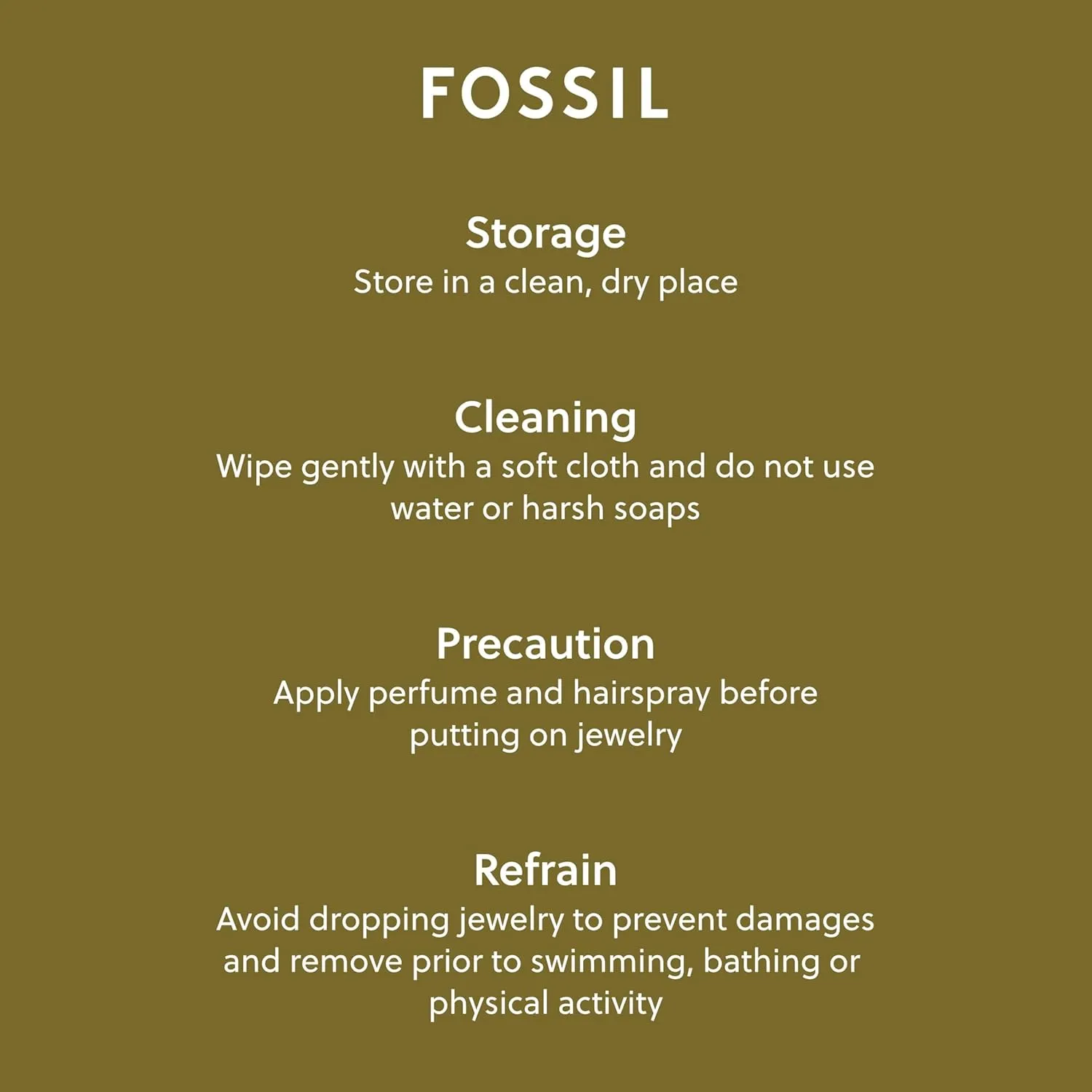 Fossil Men's Stainless Steel or Leather Necklace for Men