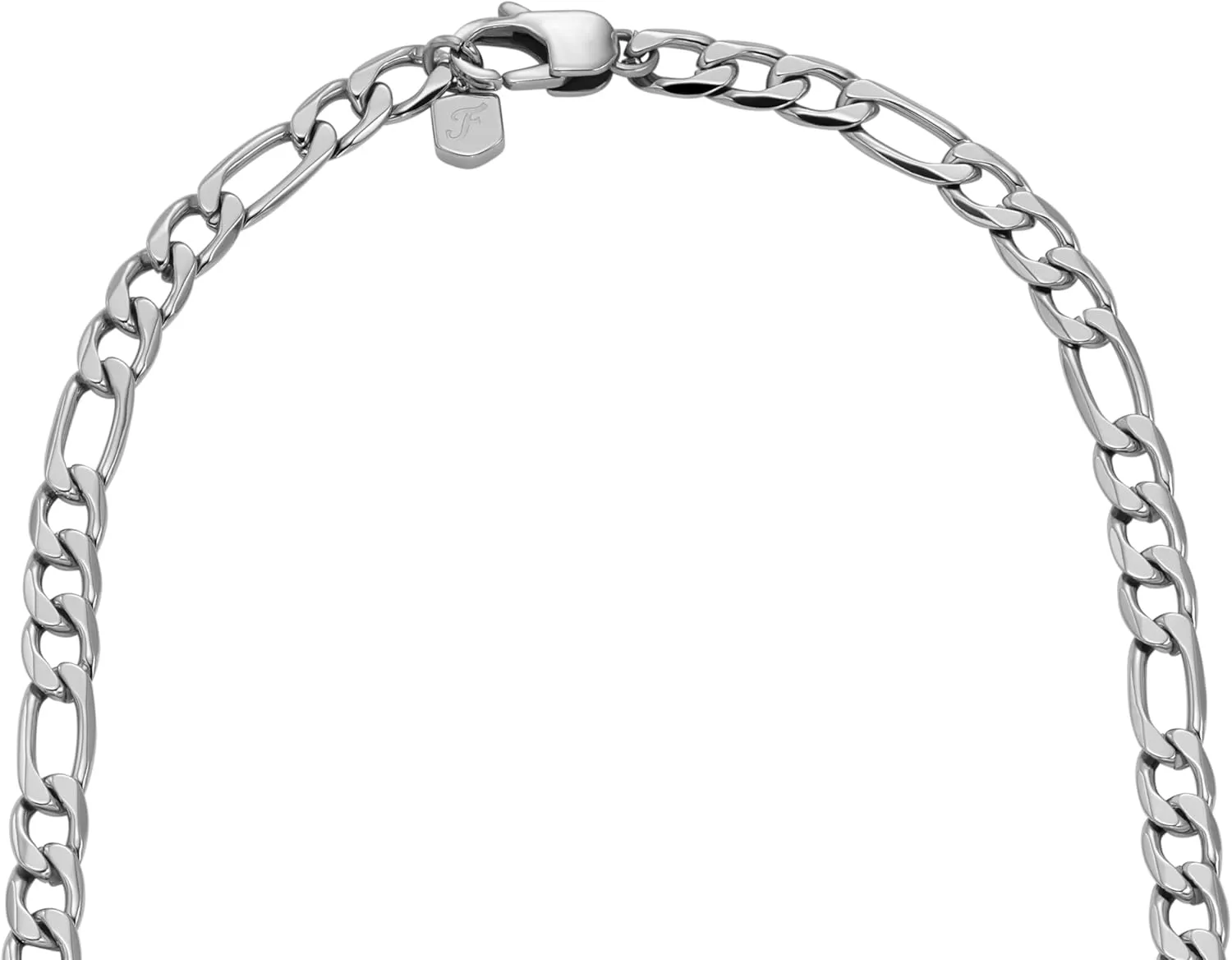 Fossil Men's Stainless Steel or Leather Necklace for Men