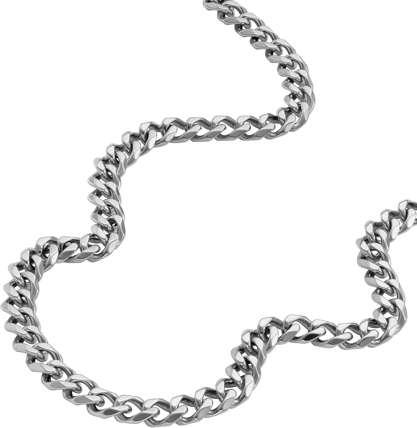 Fossil Men's Stainless Steel or Leather Necklace for Men