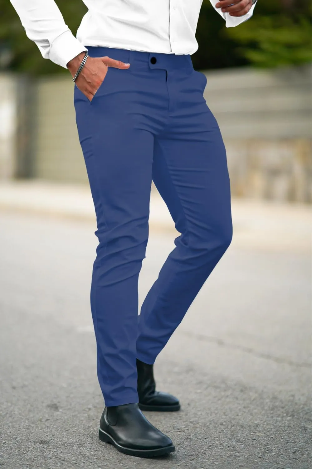 GINGTTO Mens Dress Pants Slim Fit Stretch Formal Pants for Men