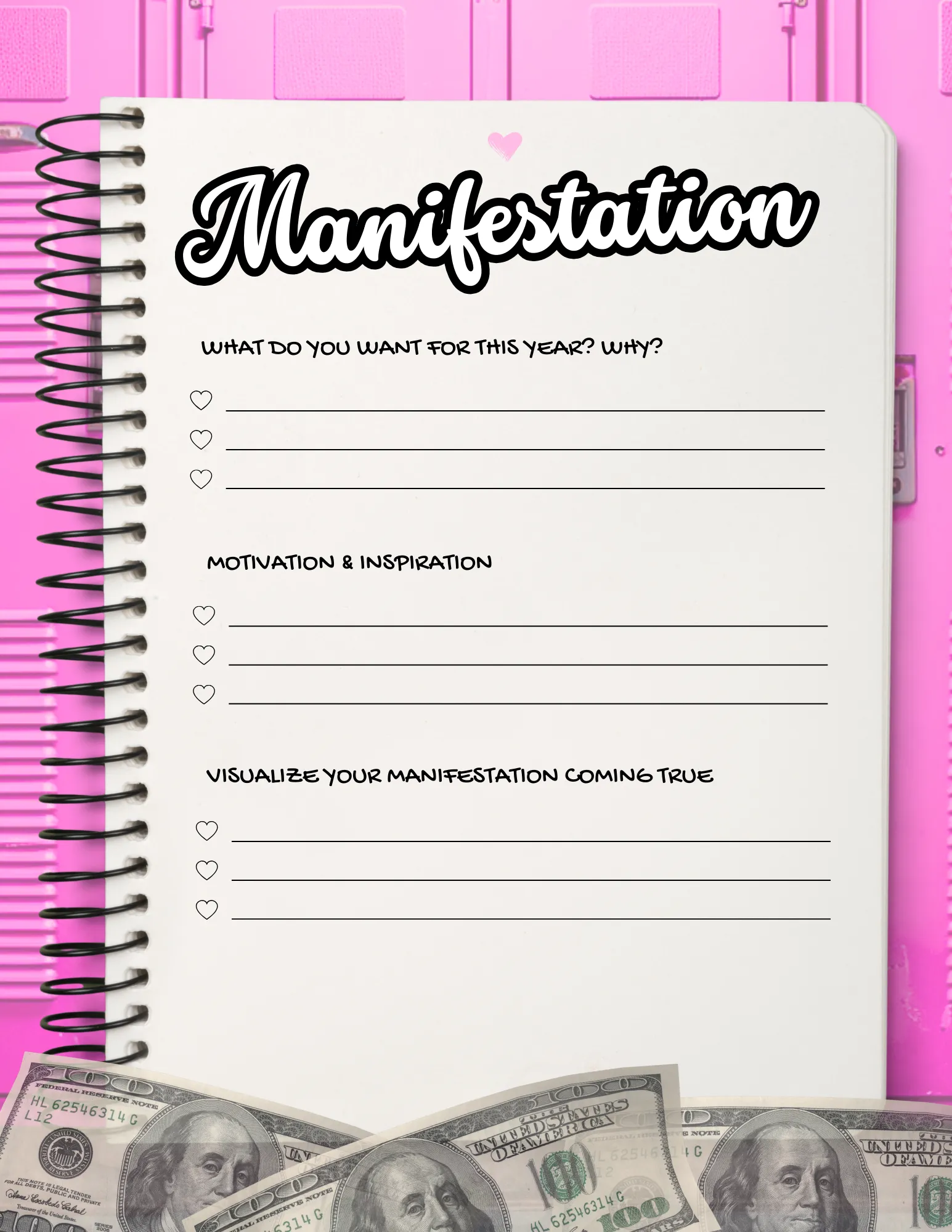 Girl Boss Magic Manifestation Workbook (Digital)   30 Day Challenge