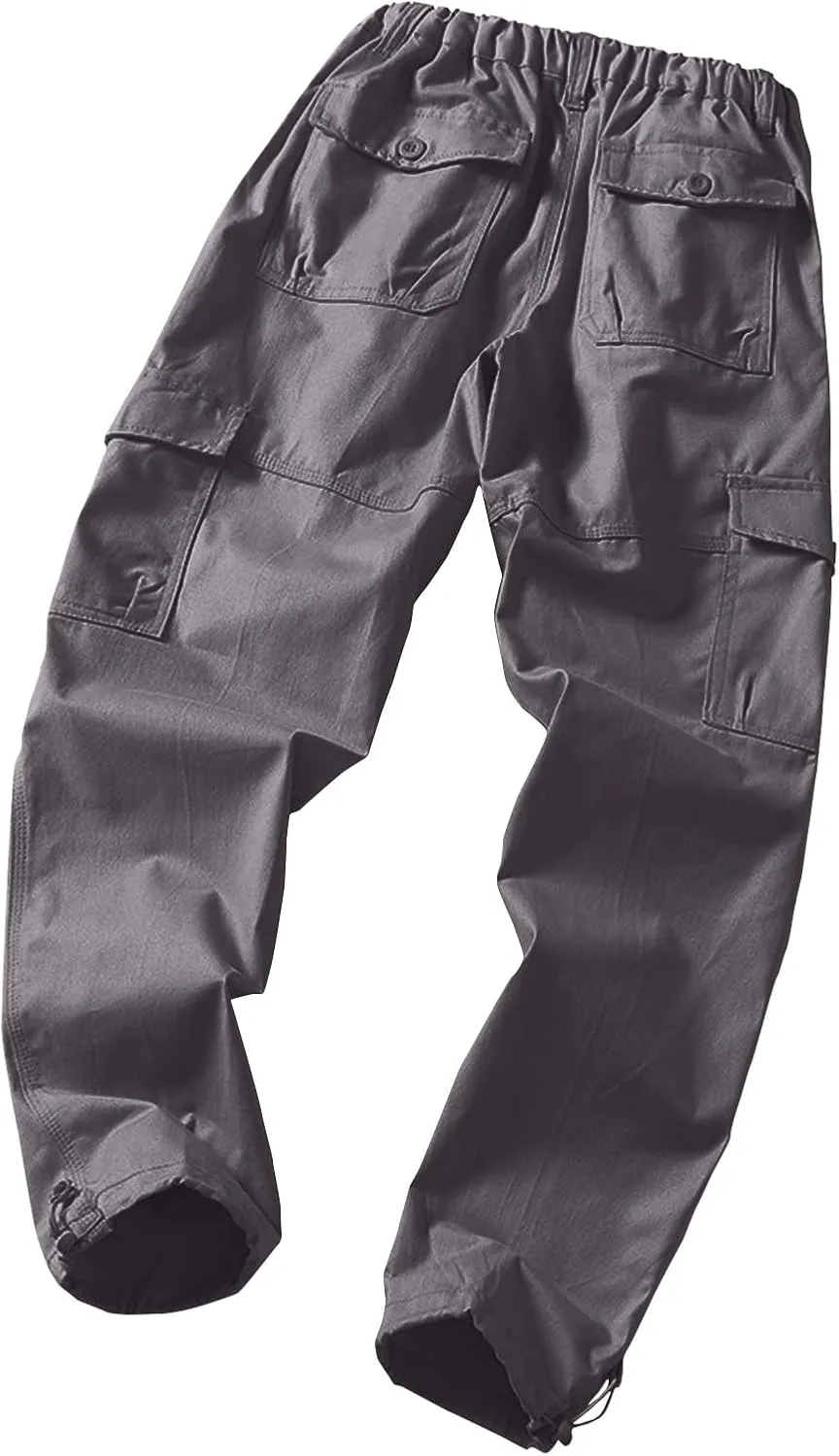 GOFULY Cargo Pants for Men Work Stretch Relaxed Fit Baggy Sweatpants with Pockets Pants Joggers Workout Pants Relaxed Fit