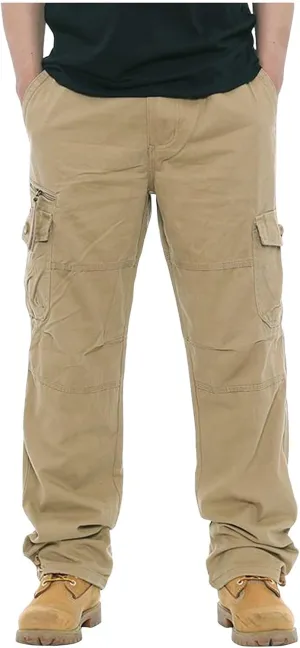 GOFULY Cargo Pants for Men Work Stretch Relaxed Fit Baggy Sweatpants with Pockets Pants Joggers Workout Pants Relaxed Fit