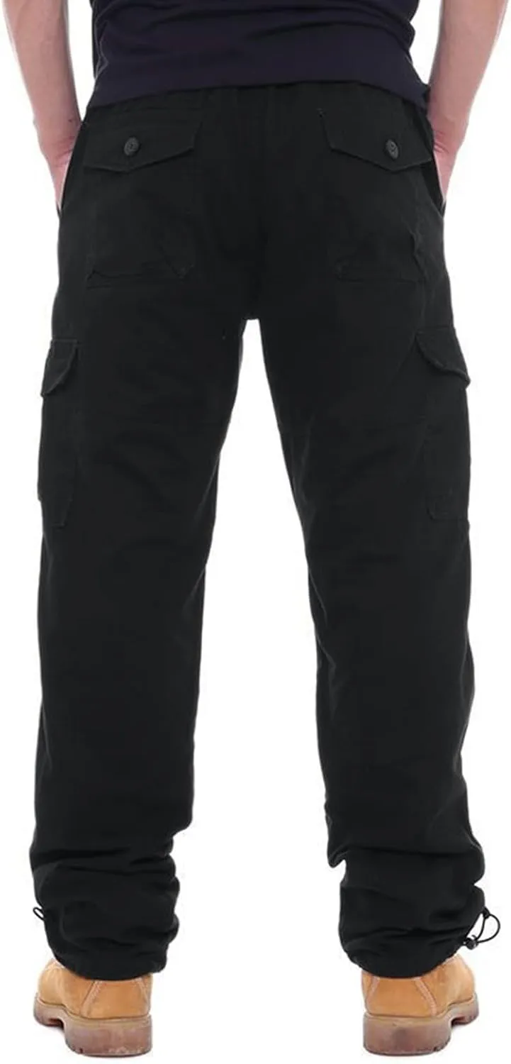 GOFULY Cargo Pants for Men Work Stretch Relaxed Fit Baggy Sweatpants with Pockets Pants Joggers Workout Pants Relaxed Fit