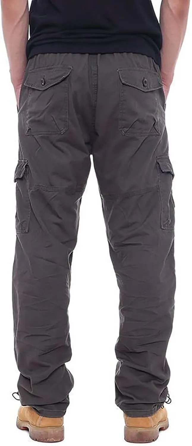 GOFULY Cargo Pants for Men Work Stretch Relaxed Fit Baggy Sweatpants with Pockets Pants Joggers Workout Pants Relaxed Fit