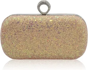 Handbag Bridal Wedding Purse Glitter Shoulder Elegant Crossbody Women Clutch Sequin Evening Ladies Sparkly