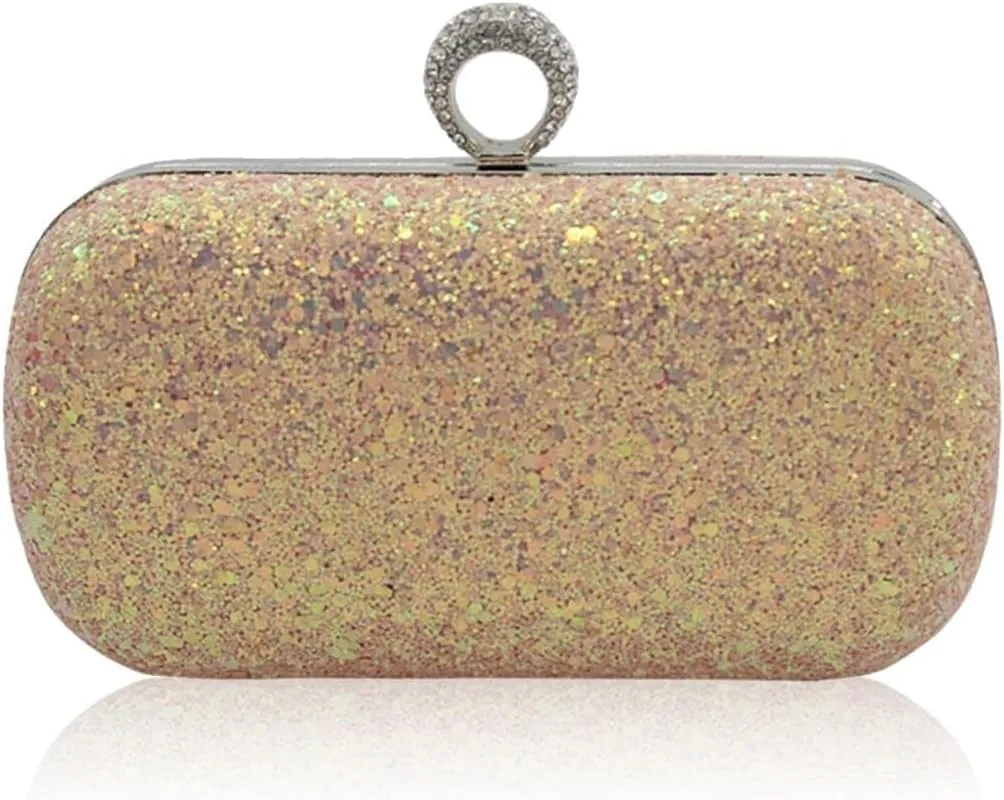 Handbag Bridal Wedding Purse Glitter Shoulder Elegant Crossbody Women Clutch Sequin Evening Ladies Sparkly