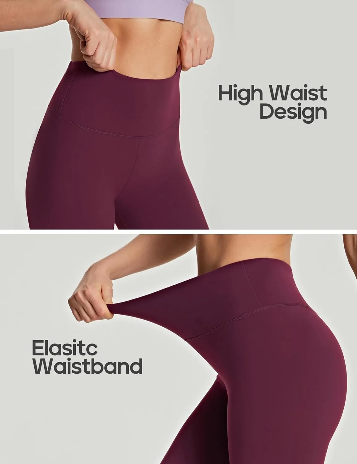 Heathyoga Womens Leggings with Pocket Buttery Soft Legging for Women Tummy Control High Waisted Yoga Pants