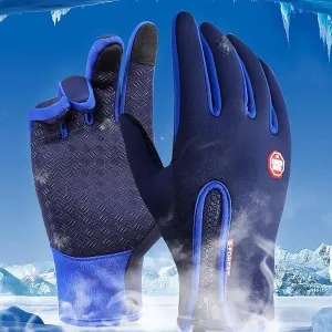 HETE VERKOOP 49%Outdoor Koudebestendige Fleece Anti-slip Volledige vinger Touch Screen Handschoenen