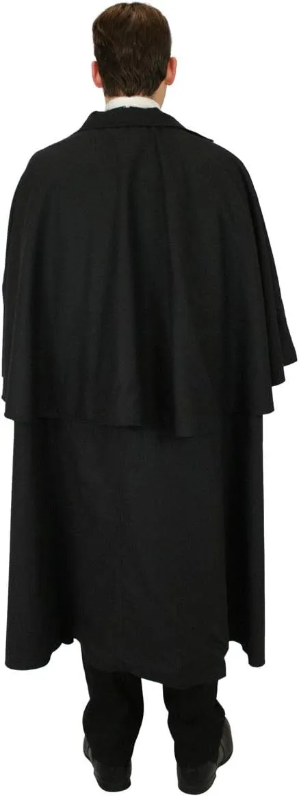 Historical Emporium Men's 100% Cotton Inverness Dress Cape