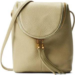 HOBO Fern Stylish Bag for Women - Leather Construction with Top Zip Closure, Printed Lined Interior, and Adjustable Crossbody Strap Bag Cactus One Size One Size
