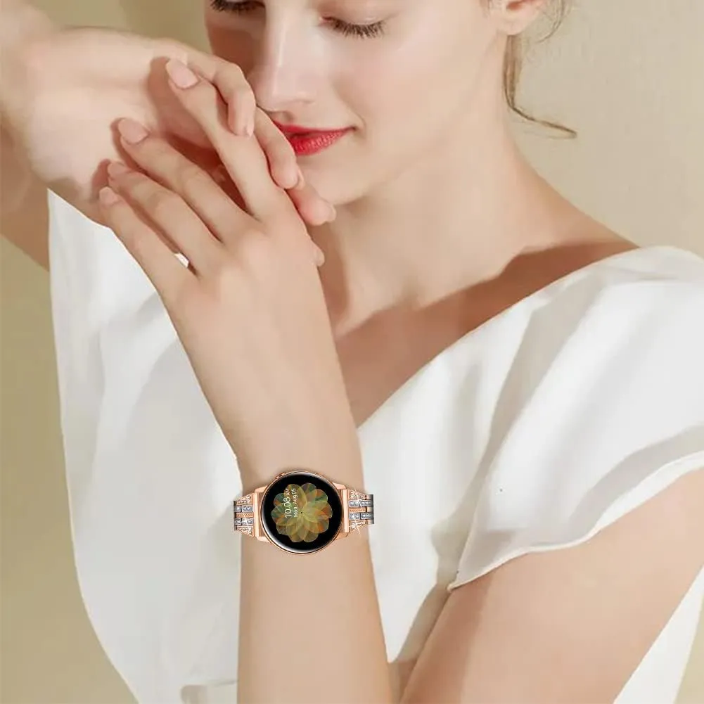 JOYOZY Women Girls Stylish Bands Compatible with Galaxy Watch 6/5/4/FE/7 40mm 44mm/Classic 42mm 43mm 46mm 47mm/Galaxy Watch Active 40mm/Active 2 40mm 44mm/Galaxy Watch 3 41mm/Garmin Vivoactive 3