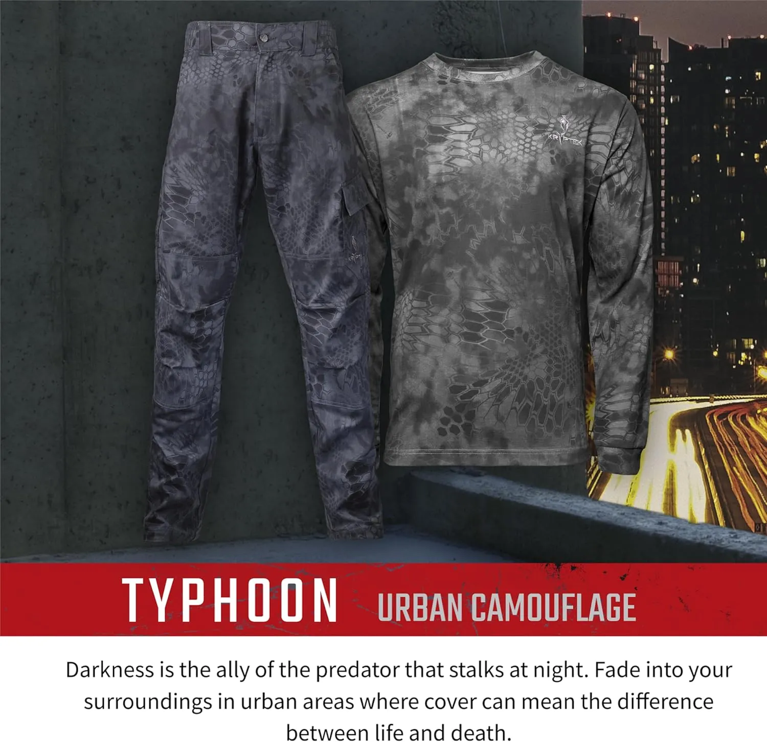 Kryptek Mens Stalker Pant, Stealthy Camo Hunting Pant with Reinforced Knees, and Seat