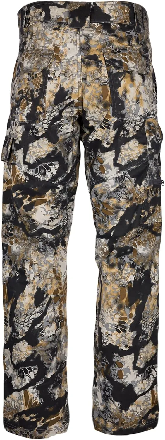 Kryptek Mens Stalker Pant, Stealthy Camo Hunting Pant with Reinforced Knees, and Seat