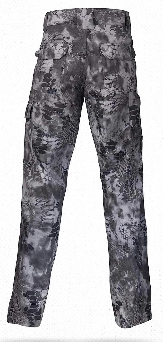 Kryptek Mens Stalker Pant, Stealthy Camo Hunting Pant with Reinforced Knees, and Seat