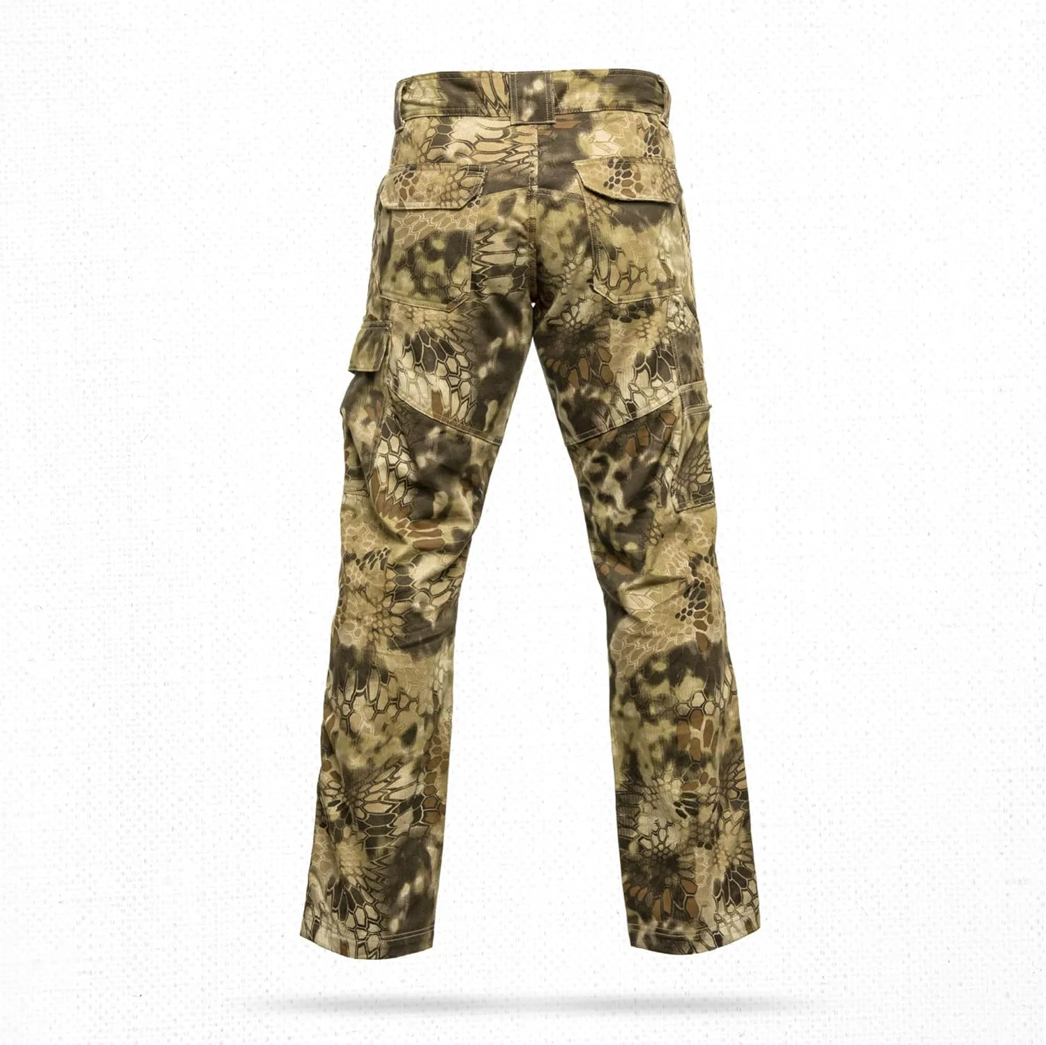 Kryptek Mens Stalker Pant, Stealthy Camo Hunting Pant with Reinforced Knees, and Seat