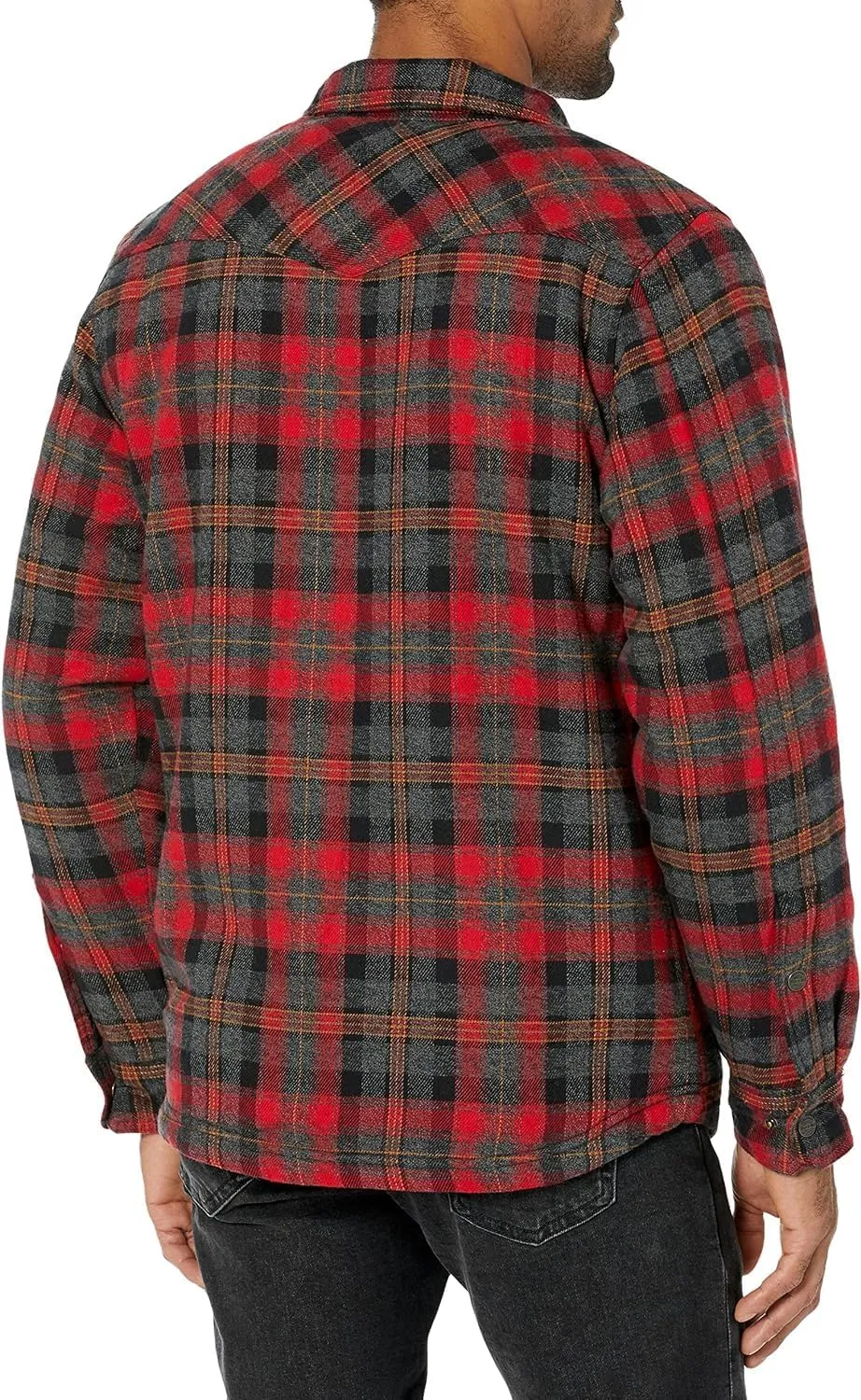 Legendary Whitetails Men's Tough as Buck Sherpa Lined Flannel Shirt Jacket