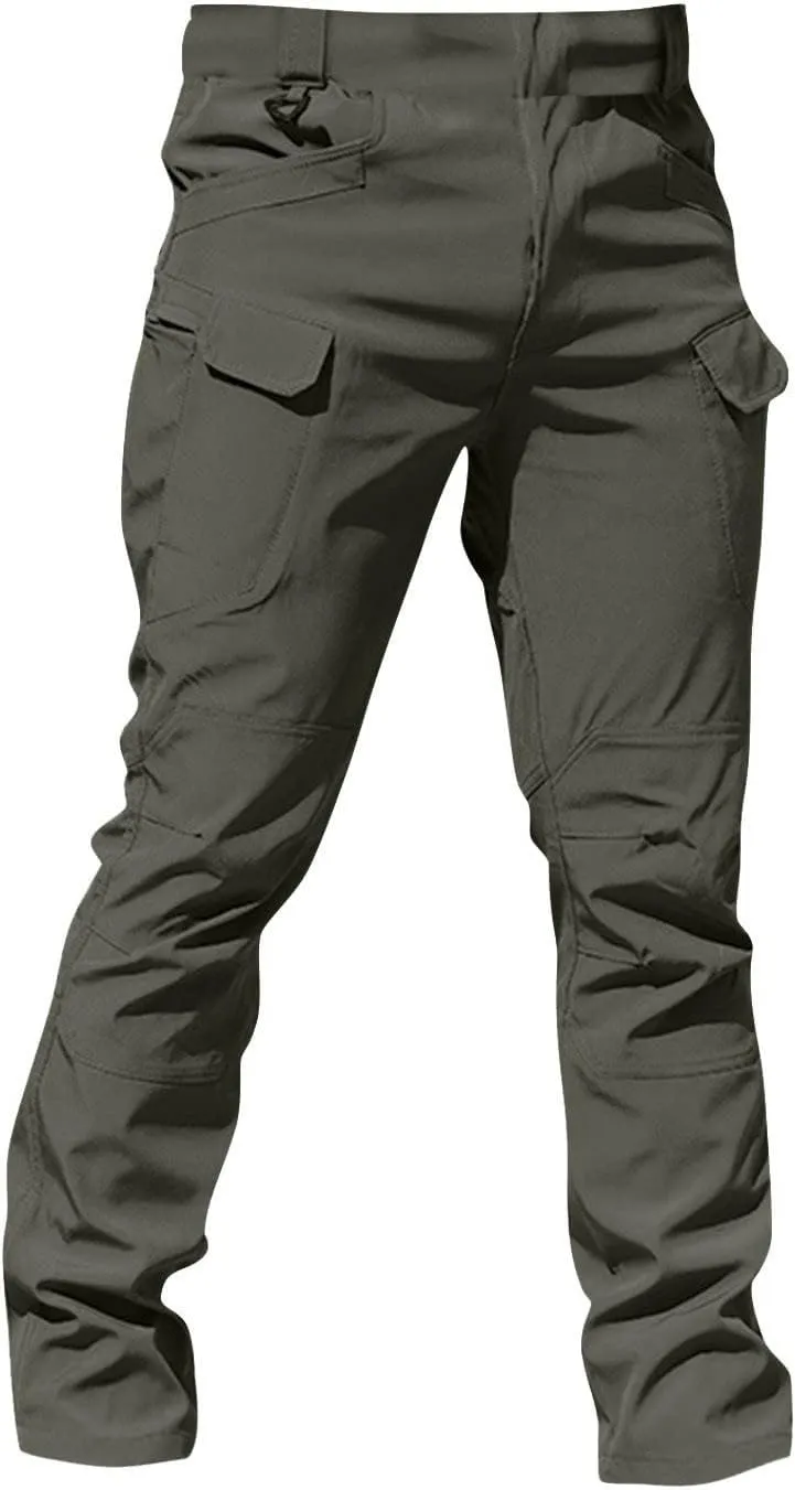 Men Cargo Pants Construction Stretch Pants for Men Multi Pockets Stylish Carpenter Pants Relaxed Fit Tall Trousers