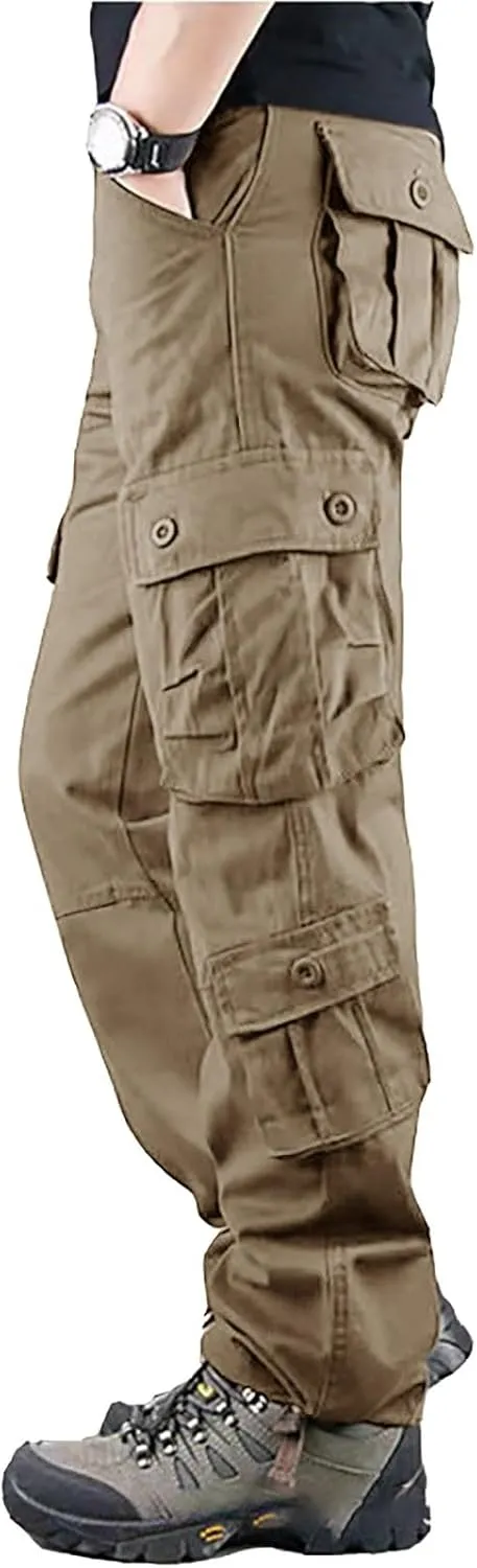 Men's Athletic Joggers Casual Gym Sweatpants Relaxed Fit Workout Running Track Pants with Pockets Mens Cargo Pants