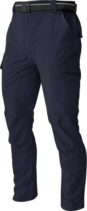 Men's Cargo Work Hiking Pants Lightweight Water Resistant Quick Dry Fishing Travel Camping Outdoor Breathable Multi Pockets