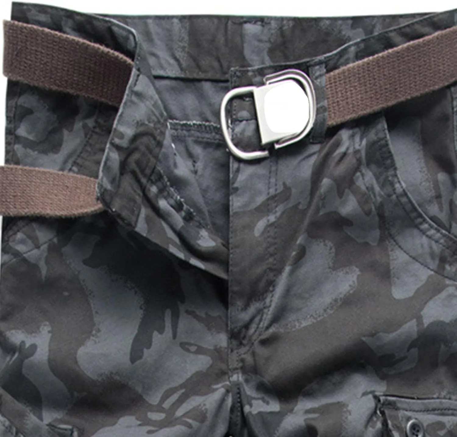 Mens Casual Cargo Joggers Pants Elastic Waist Drawstring Stretch Relaxed Fit Work Pants Tapered Sweatpants