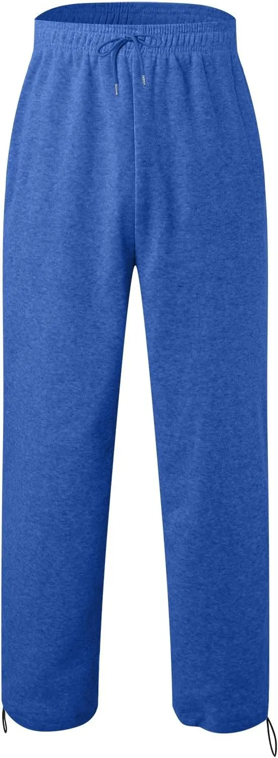Men's Casual Cargo Relaxed Pants, Sports Fitness Pants, Elastic Drawstring Waist Lightweight Chino Pants for Man