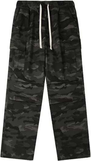 Mens Casual Pants Relaxed Fit,Casual Pants Elastic Waistband with Adjustable Mens Joggers Mens Yoga Pants