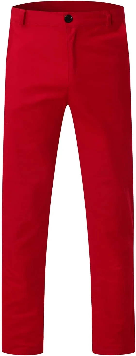 Men's Chino Pants Slim Fit Stretch Comfy Lightweight Dress Pants Skinny Straight Formal Pants Casual Business Trousers