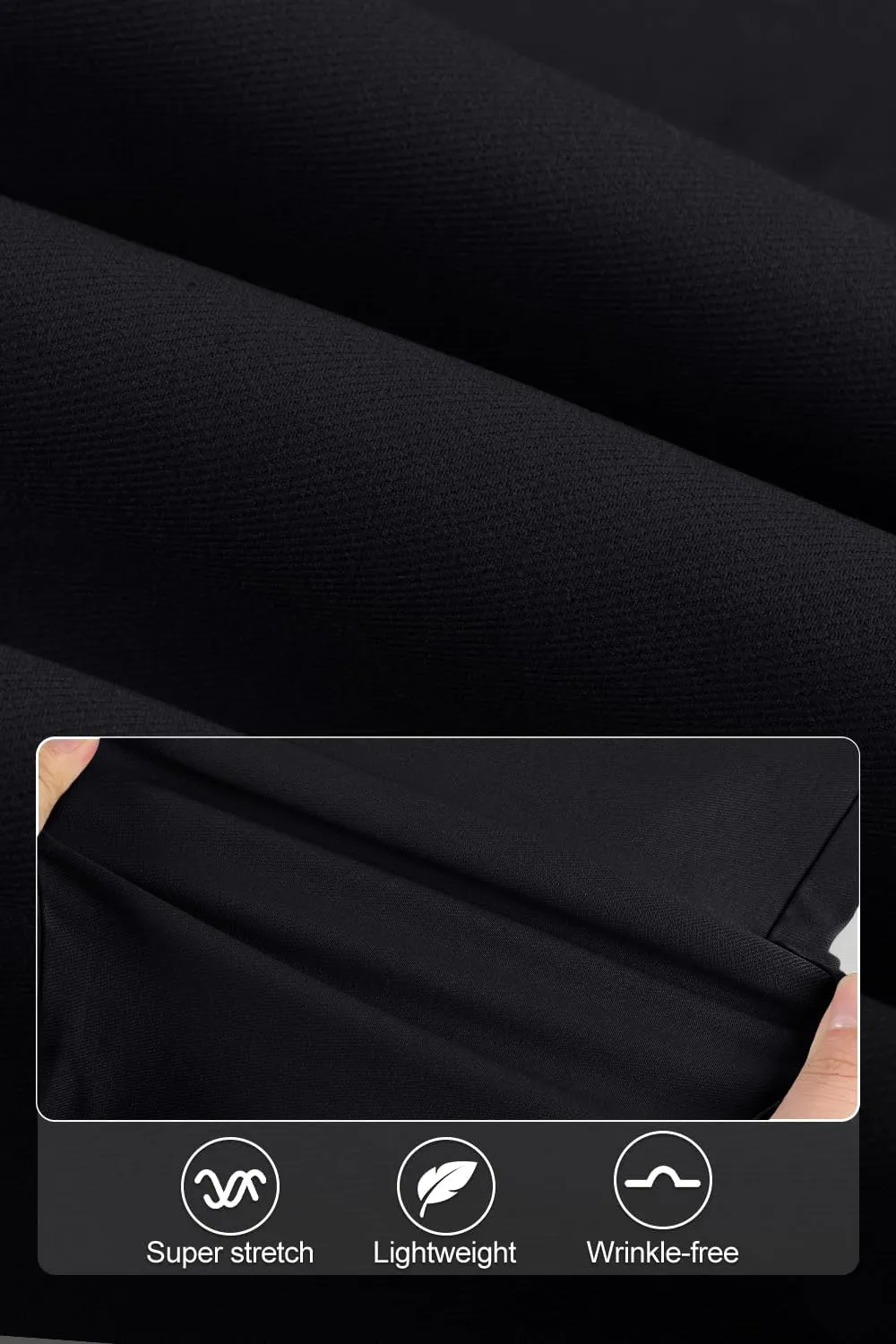 Mens Dress Pants Slim Fit Stretch Fashion Plaid Pant Skinny Leg