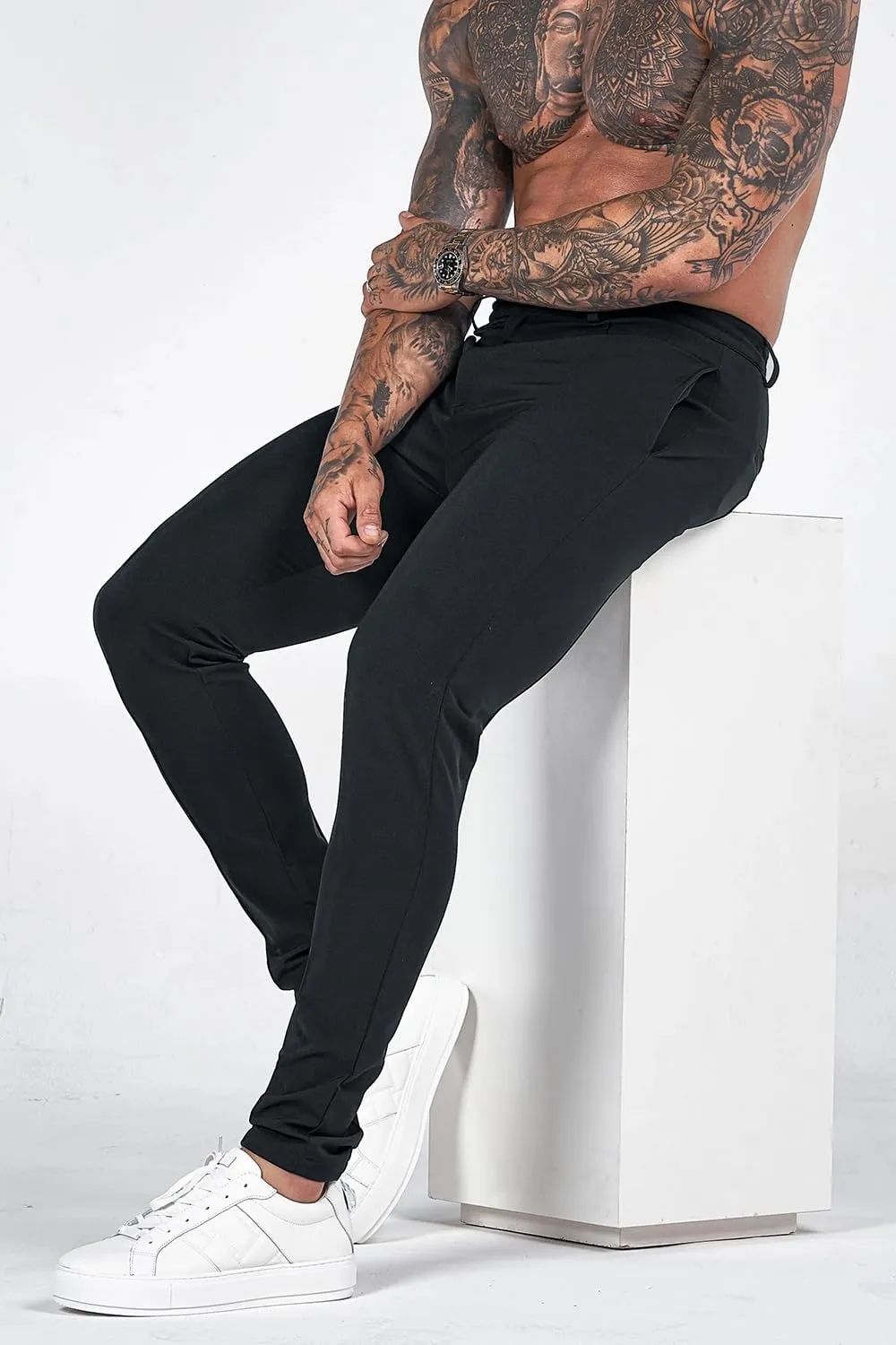 Mens Dress Pants Slim Fit Stretch Fashion Plaid Pant Skinny Leg