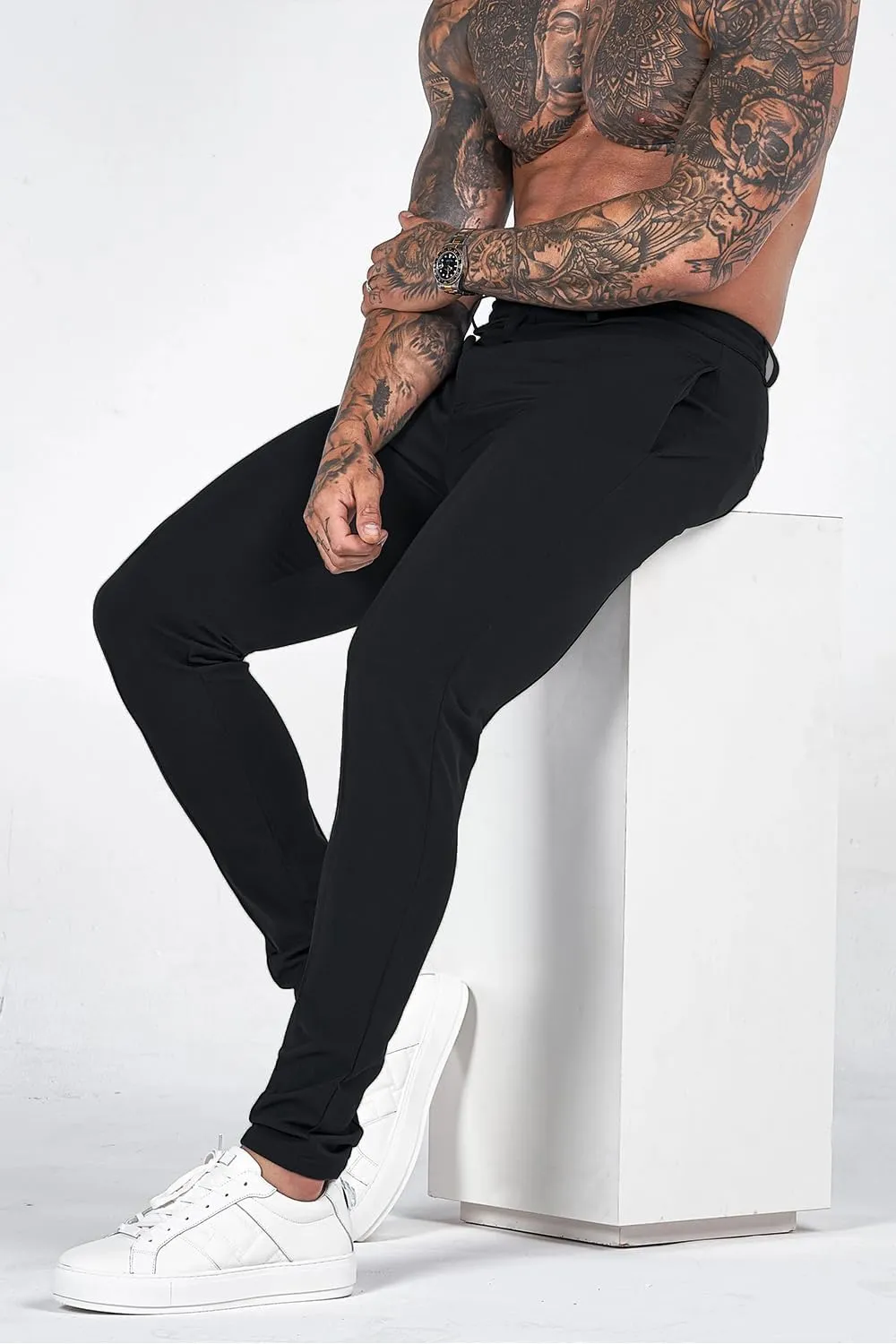 Mens Dress Pants Slim Fit Stretch Fashion Plaid Pant Skinny Leg