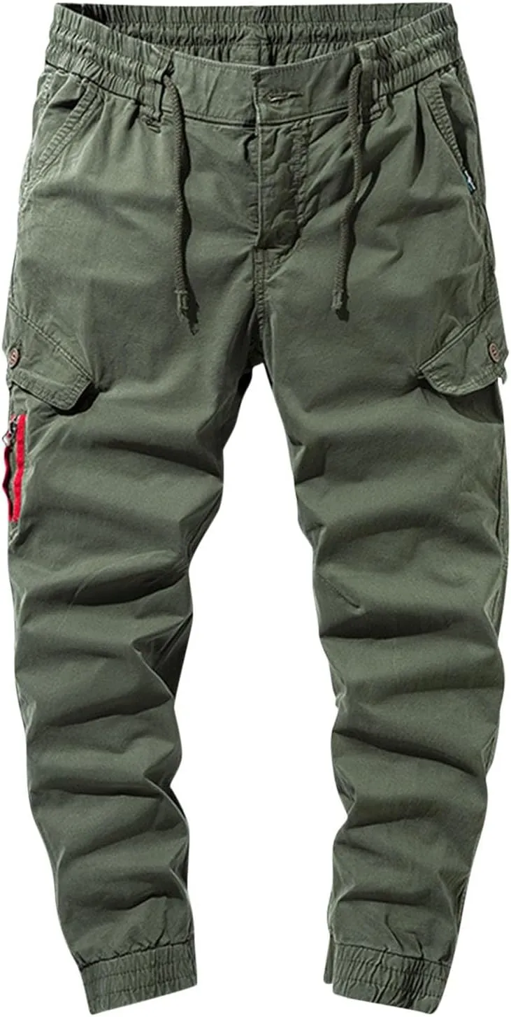 Men's Pencil Trousers Joggers Athletic Pants Slim-fit Straight Sweatpants Outdoor Activities Outfits Relaxed Weekend